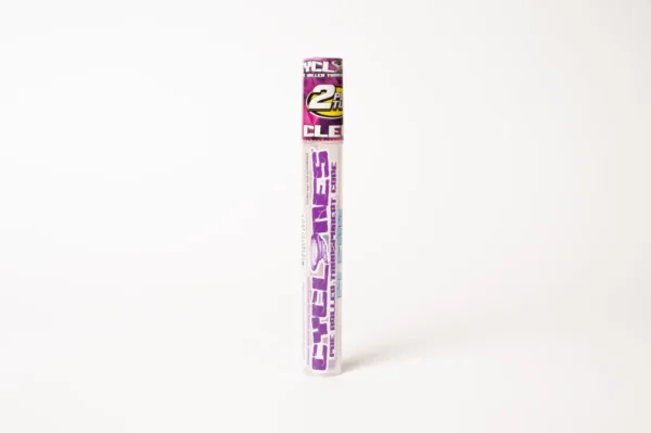 The Purple Unknown Clear Blunt Cone by Cyclones (Pack Of 2)